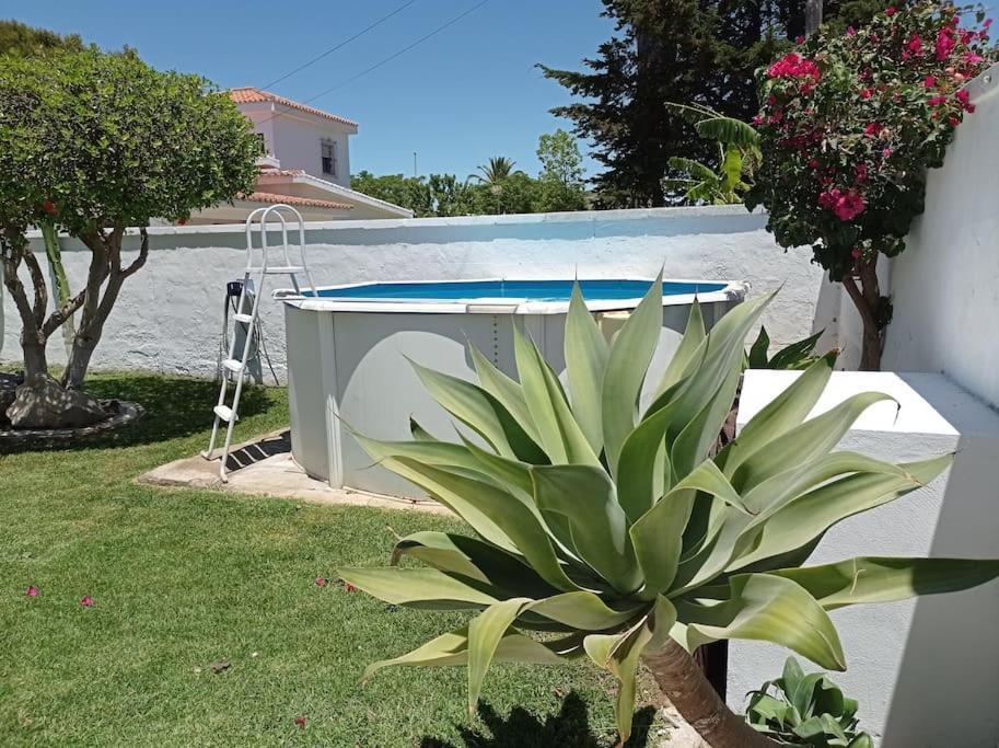 Apartamento Privado Con Jardin, Piscina Elevada Y Bbq Chiclana de la Frontera Buitenkant foto