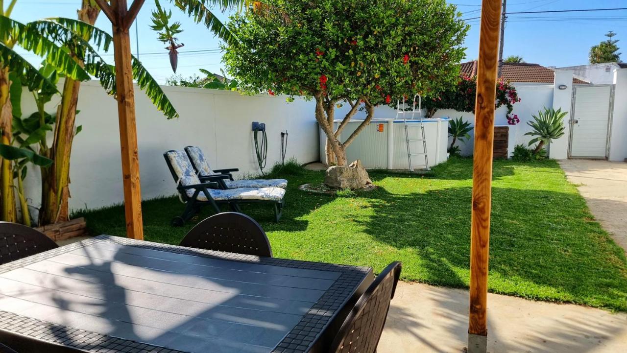 Apartamento Privado Con Jardin, Piscina Elevada Y Bbq Chiclana de la Frontera Buitenkant foto