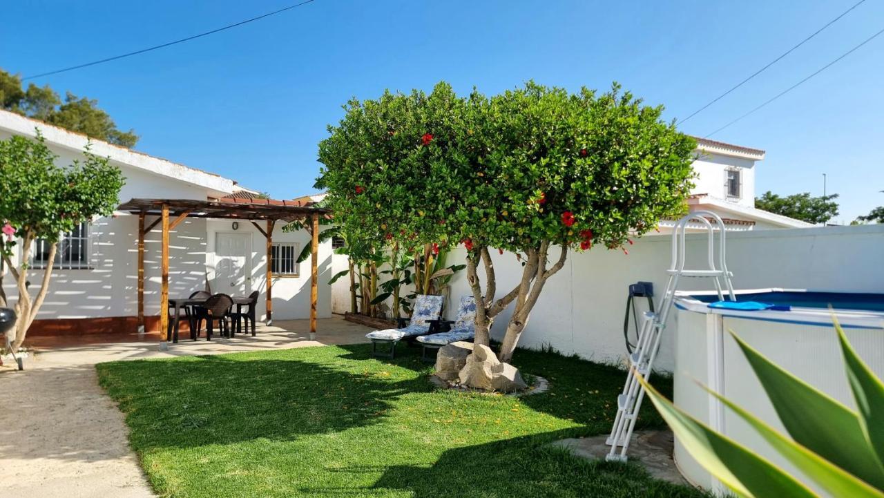 Apartamento Privado Con Jardin, Piscina Elevada Y Bbq Chiclana de la Frontera Buitenkant foto