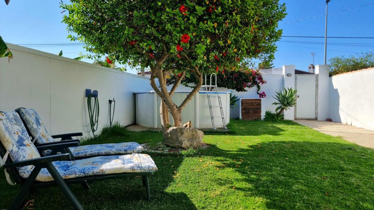 Apartamento Privado Con Jardin, Piscina Elevada Y Bbq Chiclana de la Frontera Buitenkant foto